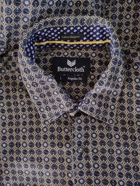 Buttercloth Robert Herjavec vehicle dials button-down Shirt